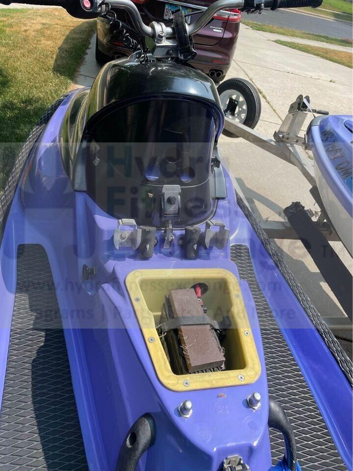 1994 Working Yamaha Wave Blaster 2 WB701 Jet Ski w Triton PWC Trailer 2 Place - Image 11