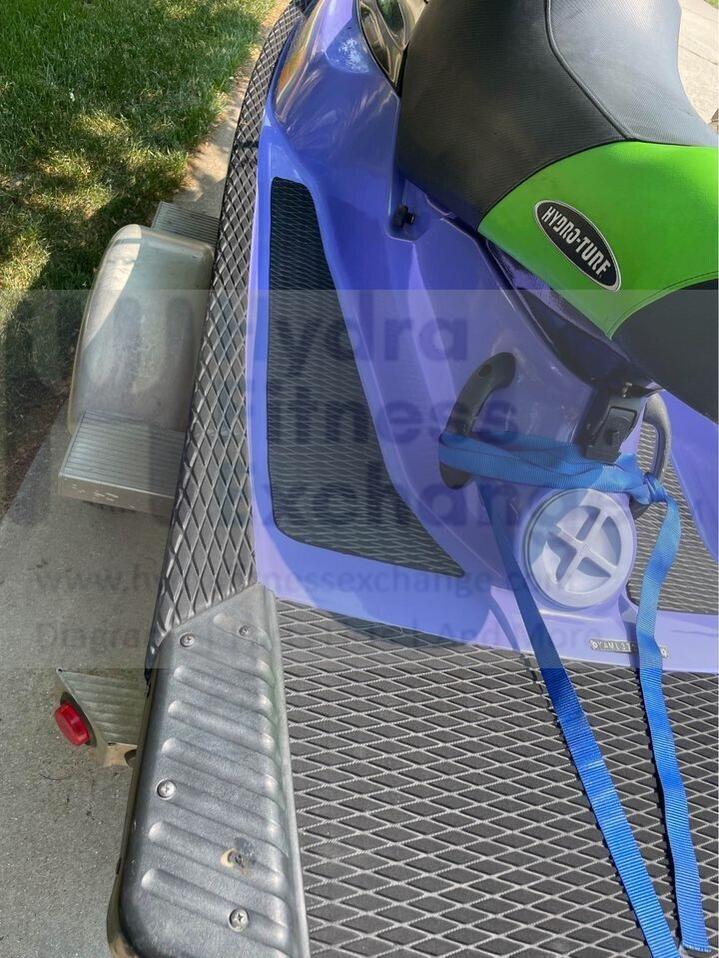 1994 Working Yamaha Wave Blaster 2 WB701 Jet Ski w Triton PWC Trailer 2 Place - Image 5