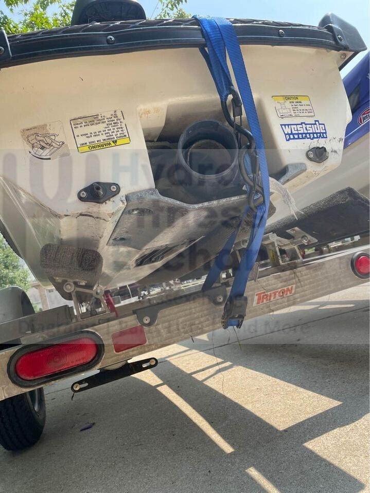 1994 Working Yamaha Wave Blaster 2 WB701 Jet Ski w Triton PWC Trailer 2 Place - Image 8