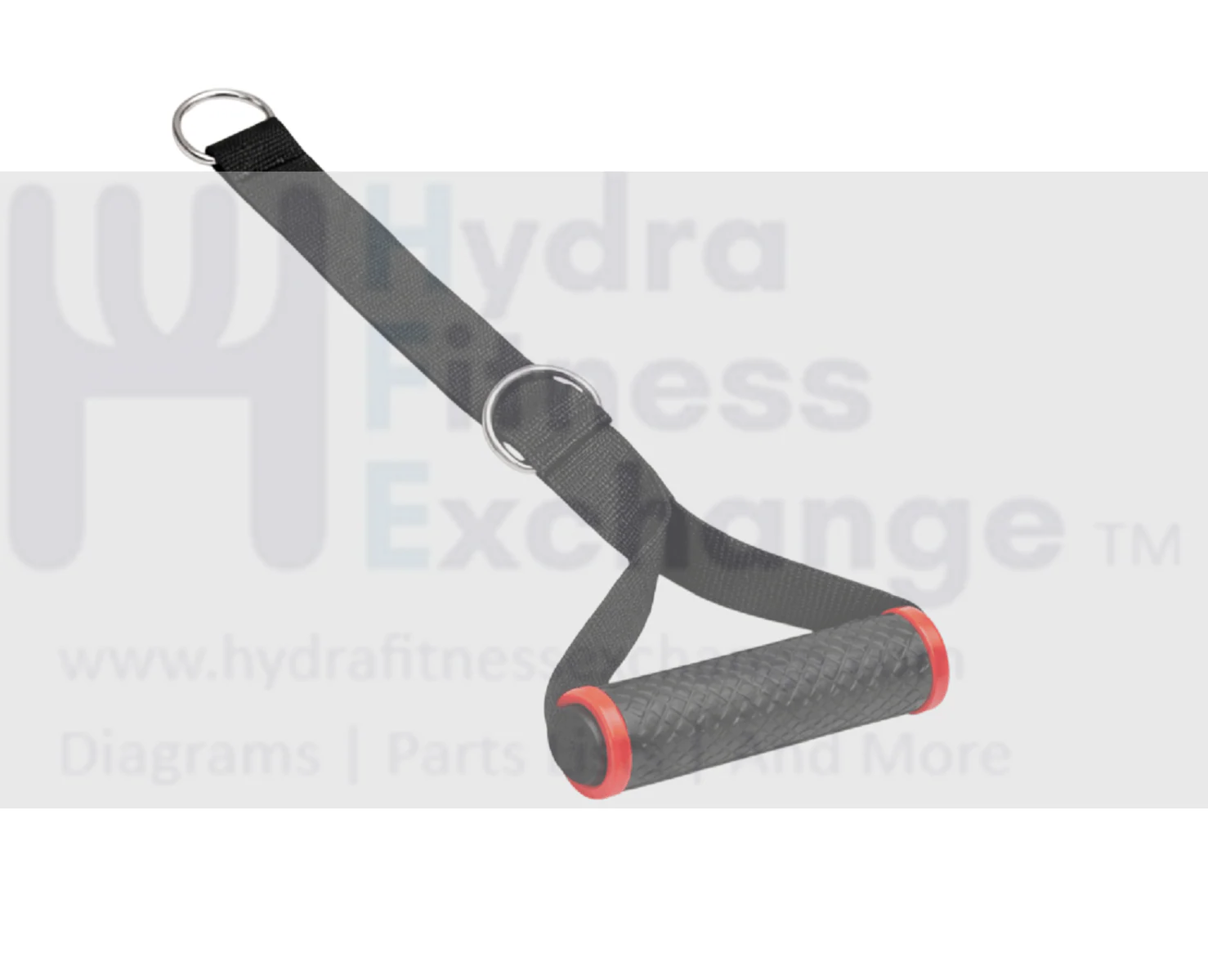 Adjustable Strap Handle Stirrup For Cable Home Gym 37 x 140 - 340mm Overall