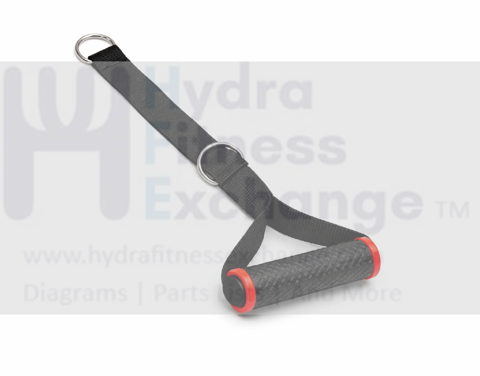 Adjustable Strap Handle Stirrup For Cable Home Gym 37 x 140 - 340mm Overall - Image 2