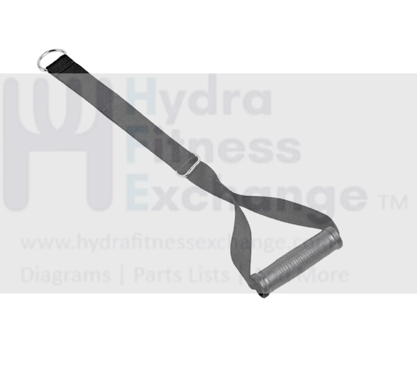 Adjustable Strap Handle Stirrup For Cable Home Gym 37 x 140mm - 340mm Overall