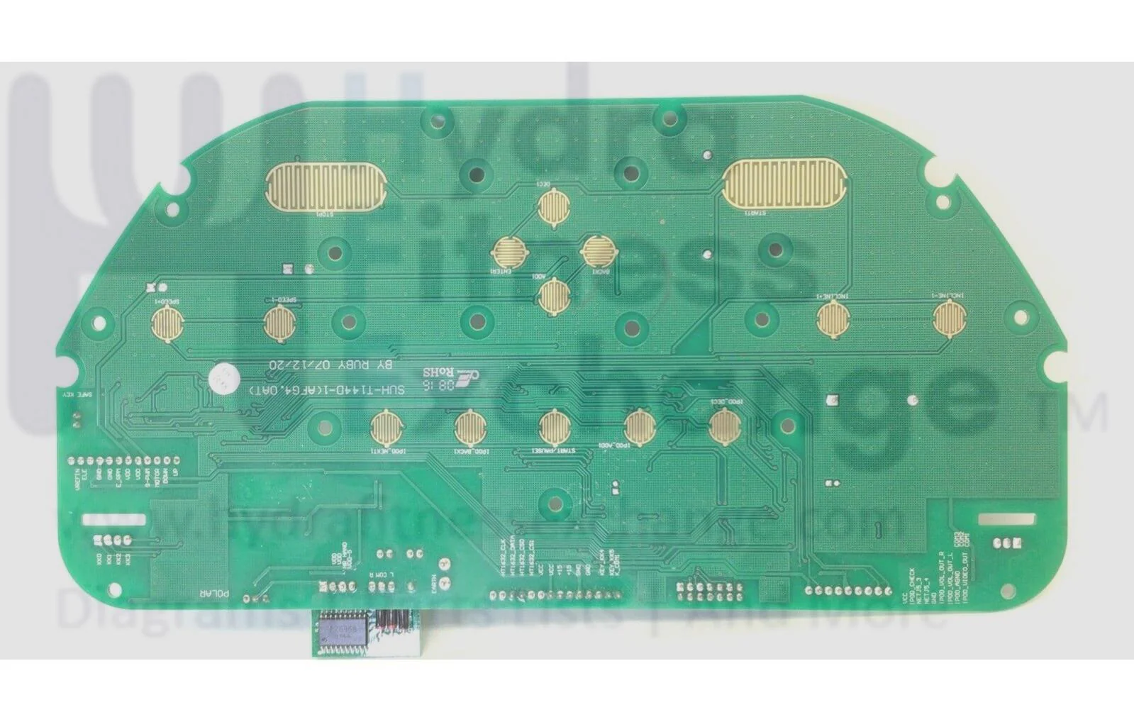 Advance Fitness Group 4.0AT - TM331 Treadmill Display Console CPU Bottom 097698 - Image 2