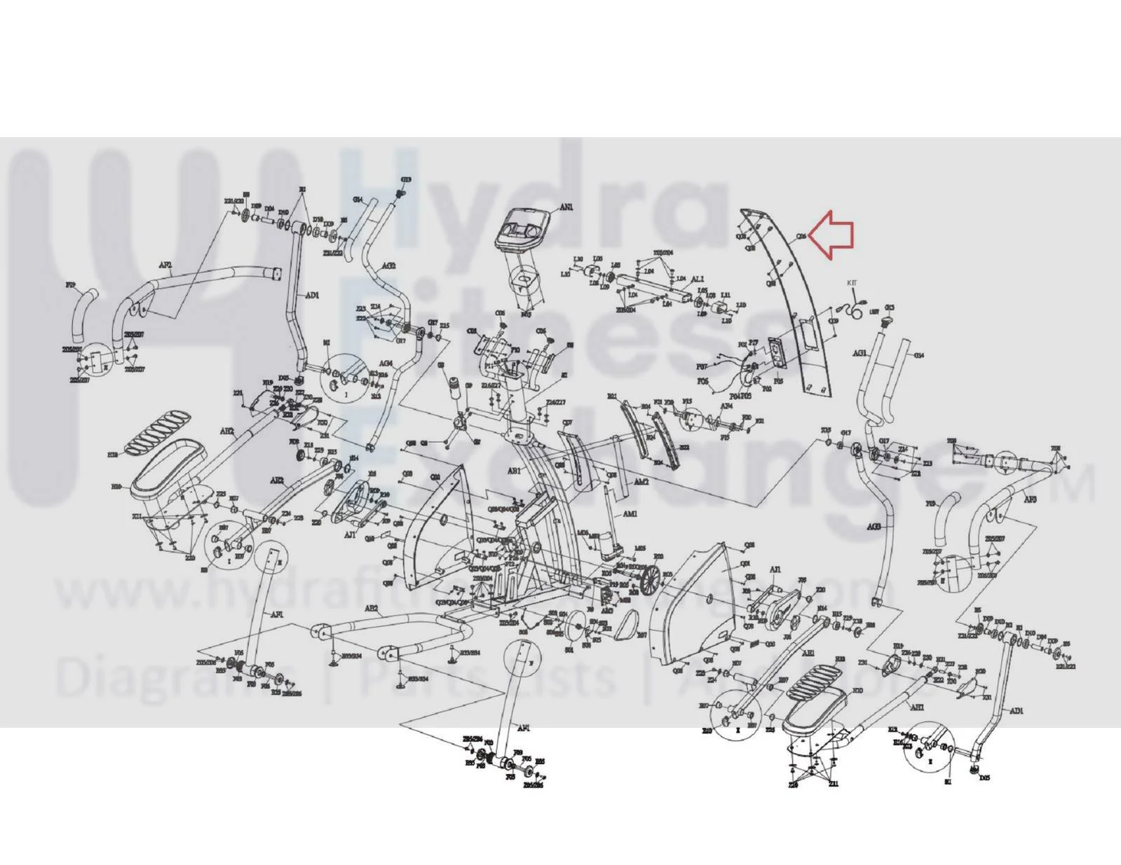 AFG 18.0AXT - EP212 18.1AXT - EP258 Elliptical Front Boot 102359 - Image 4