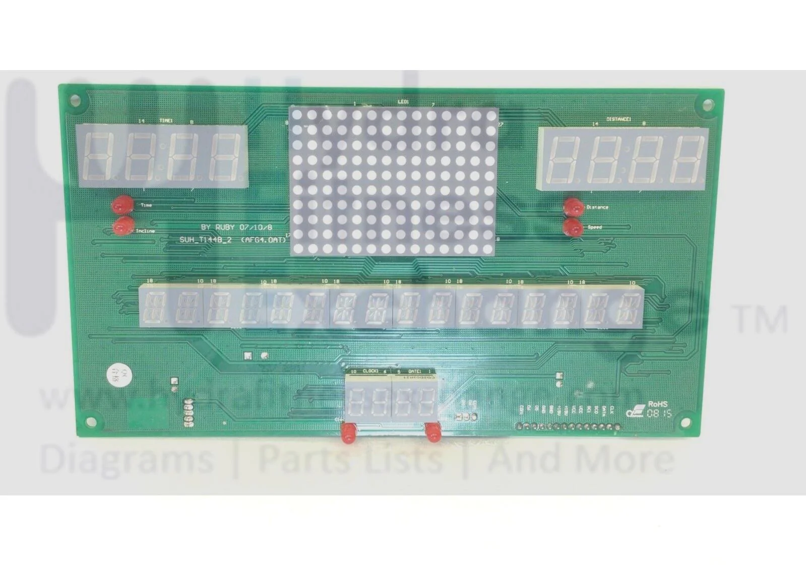 AFG 4.0AT - TM331 Treadmill Display Console Board 7 Segment 097698