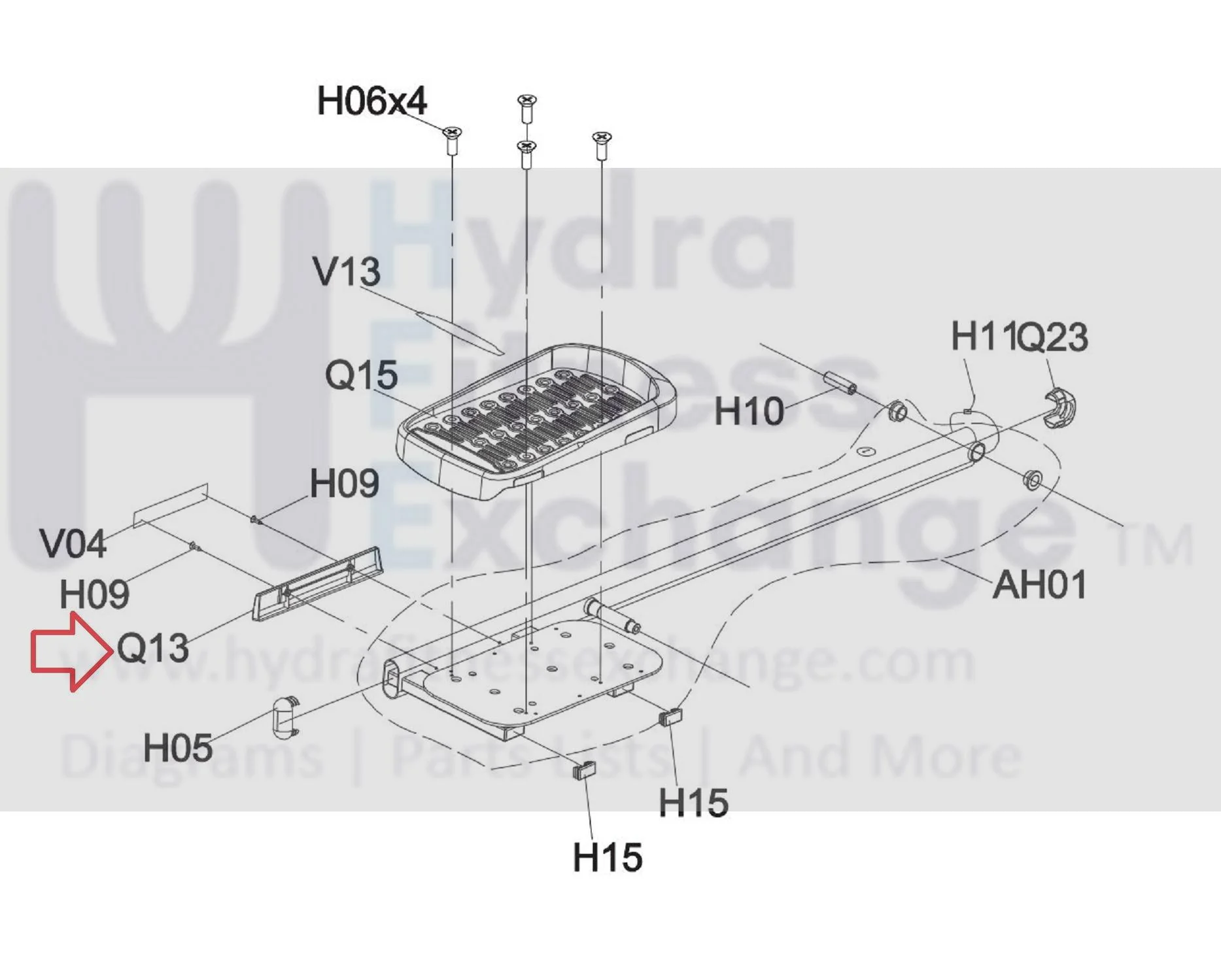 AFG Horizon Fitness 7.0 AE EP716 EP283 EP703 Elliptical Outer Accent Plate 1000419654 - Image 3
