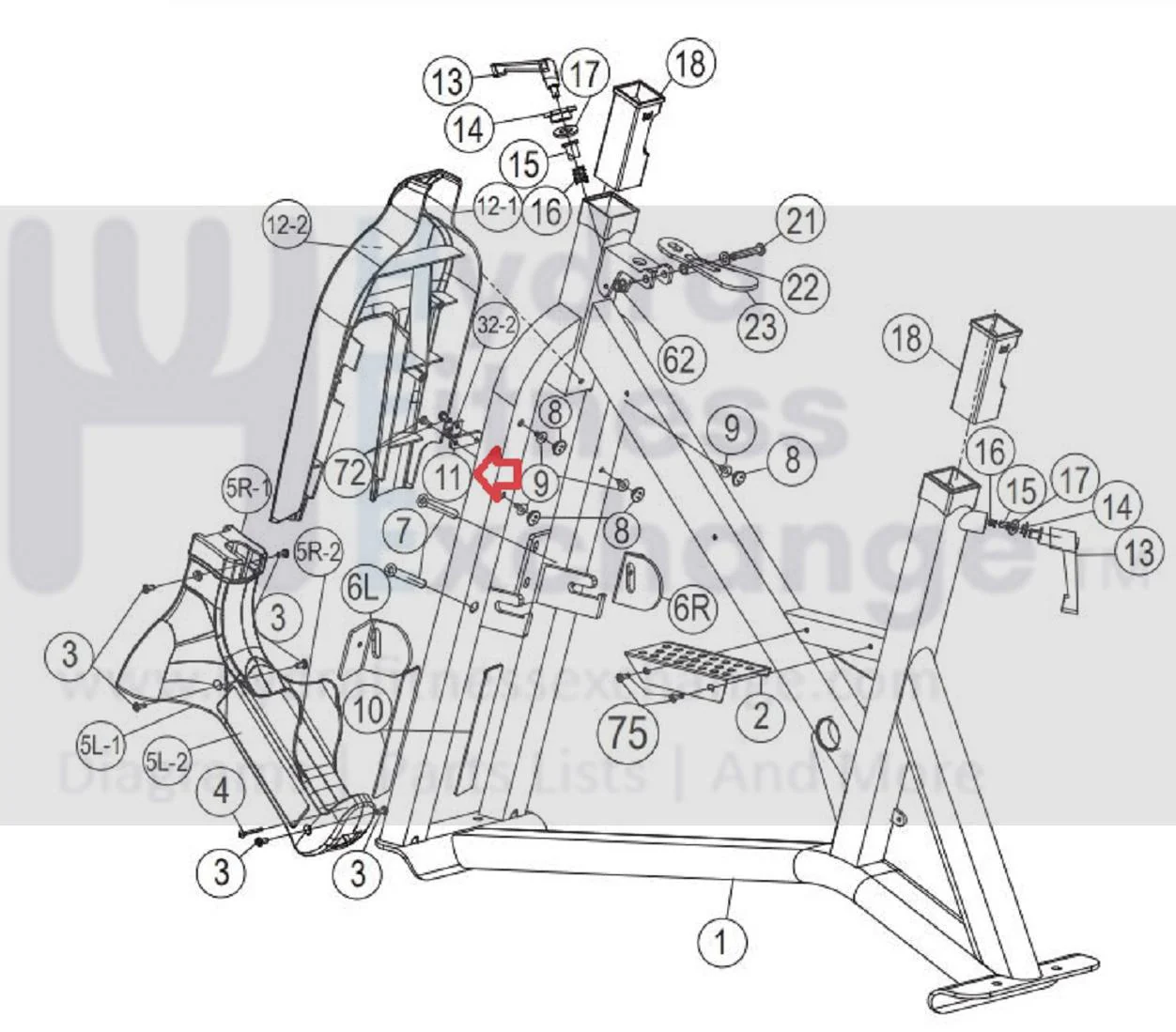 AFG Horizon Fitness 7.3AIC Elite IC7 Stationary Bike Sensor Clip 1000350923 - Image 2