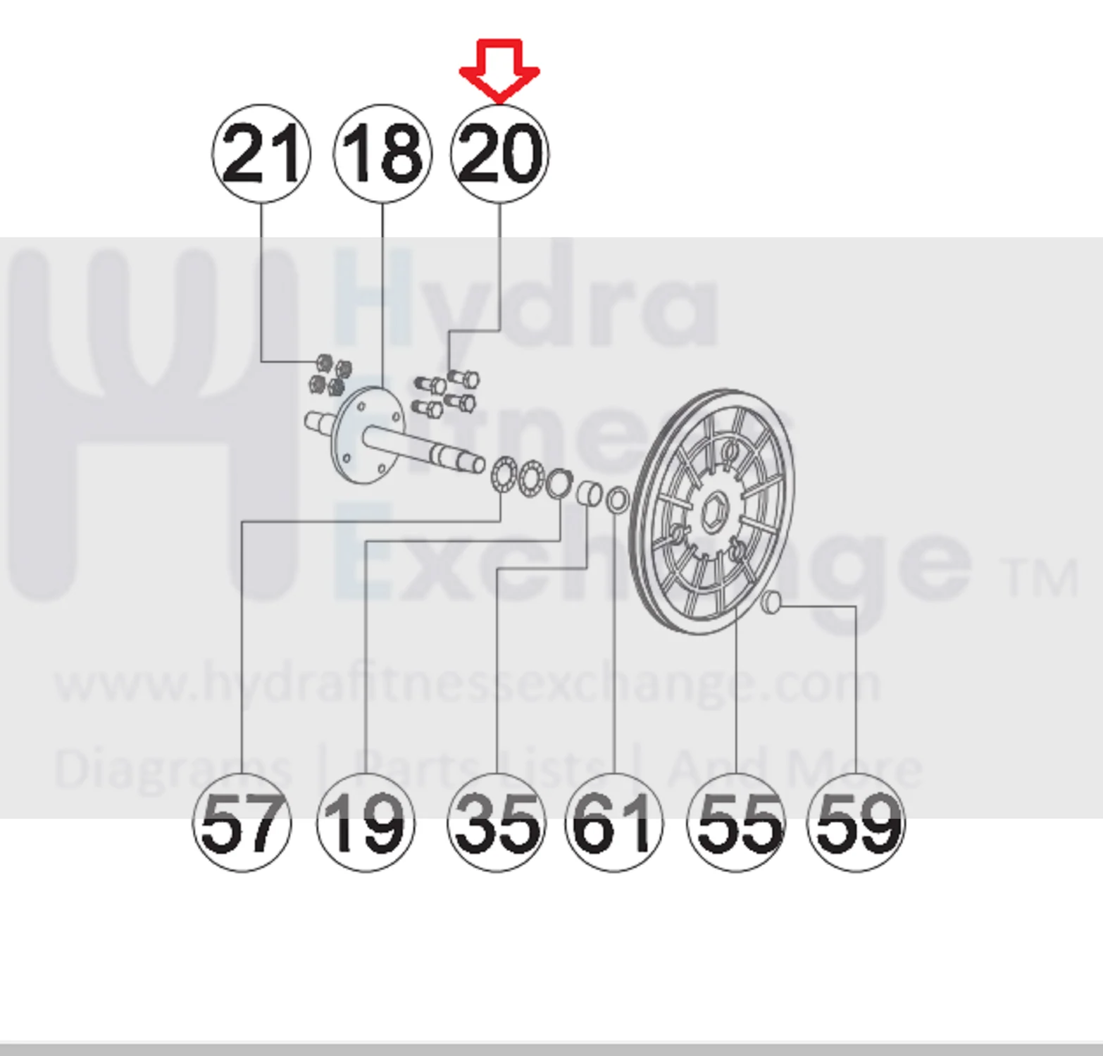 AFG Horizon Fitness Livestrong Stationary Bike Hex Head Screw Bolt M6X1.0X15L 1000094279 - Image 3