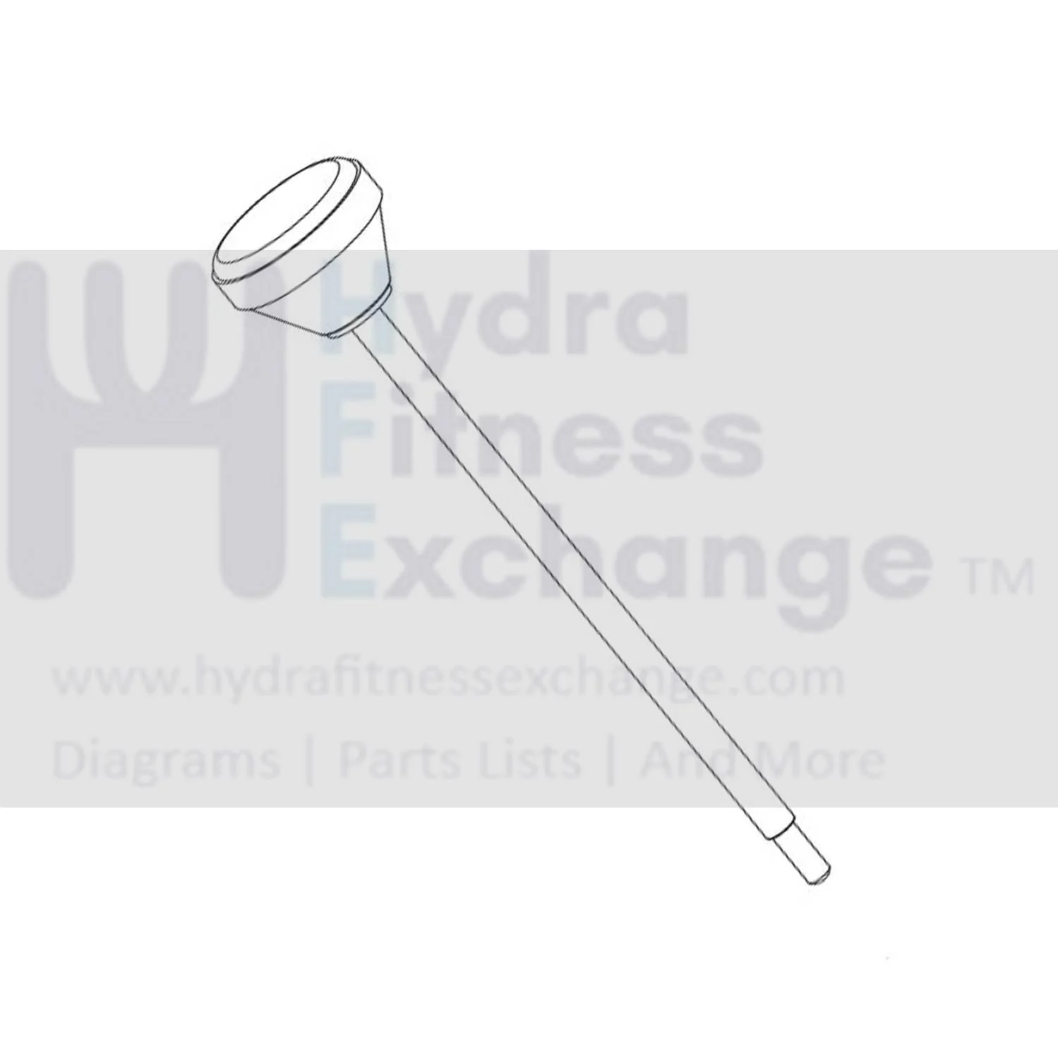AFG Horizon Fitness Livestrong Stationary Bikes Handlebar Knob