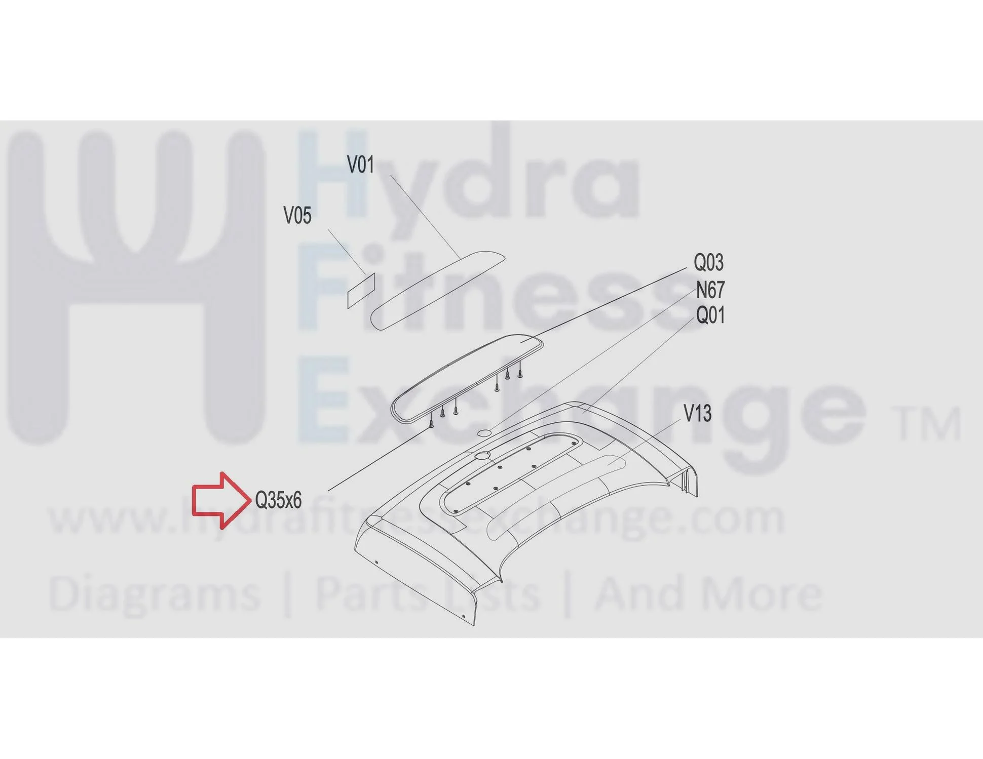 AFG Horizon Fitness Treadmill Button Head Tapped Phillip Screw 4 x 7L 1000093286 - Image 3