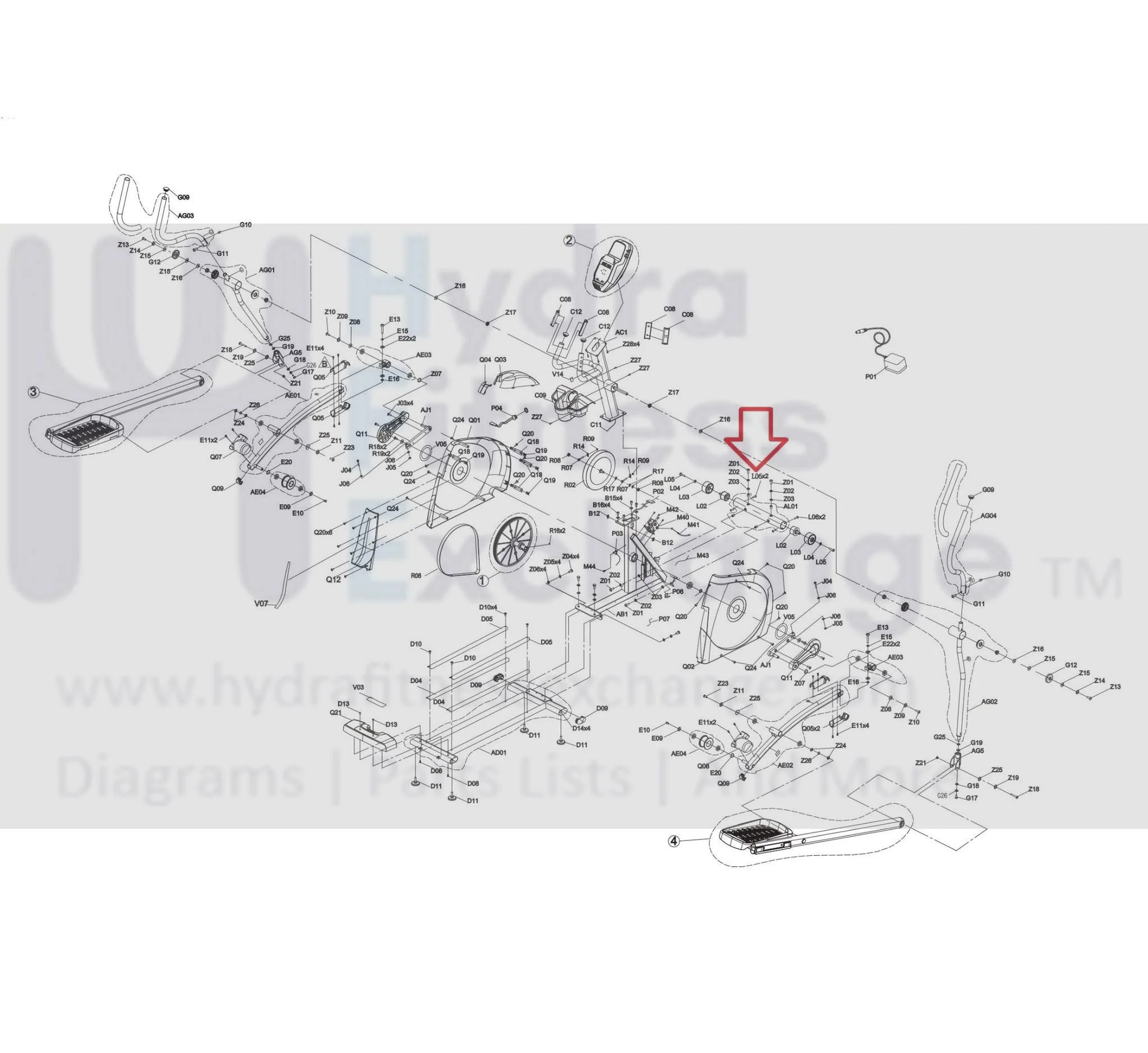 AFG Horizon Matrix Merit Tempo Triumph Vision Fitness Elliptical Self Tapping Screw 4x15L 004636-A - Image 3