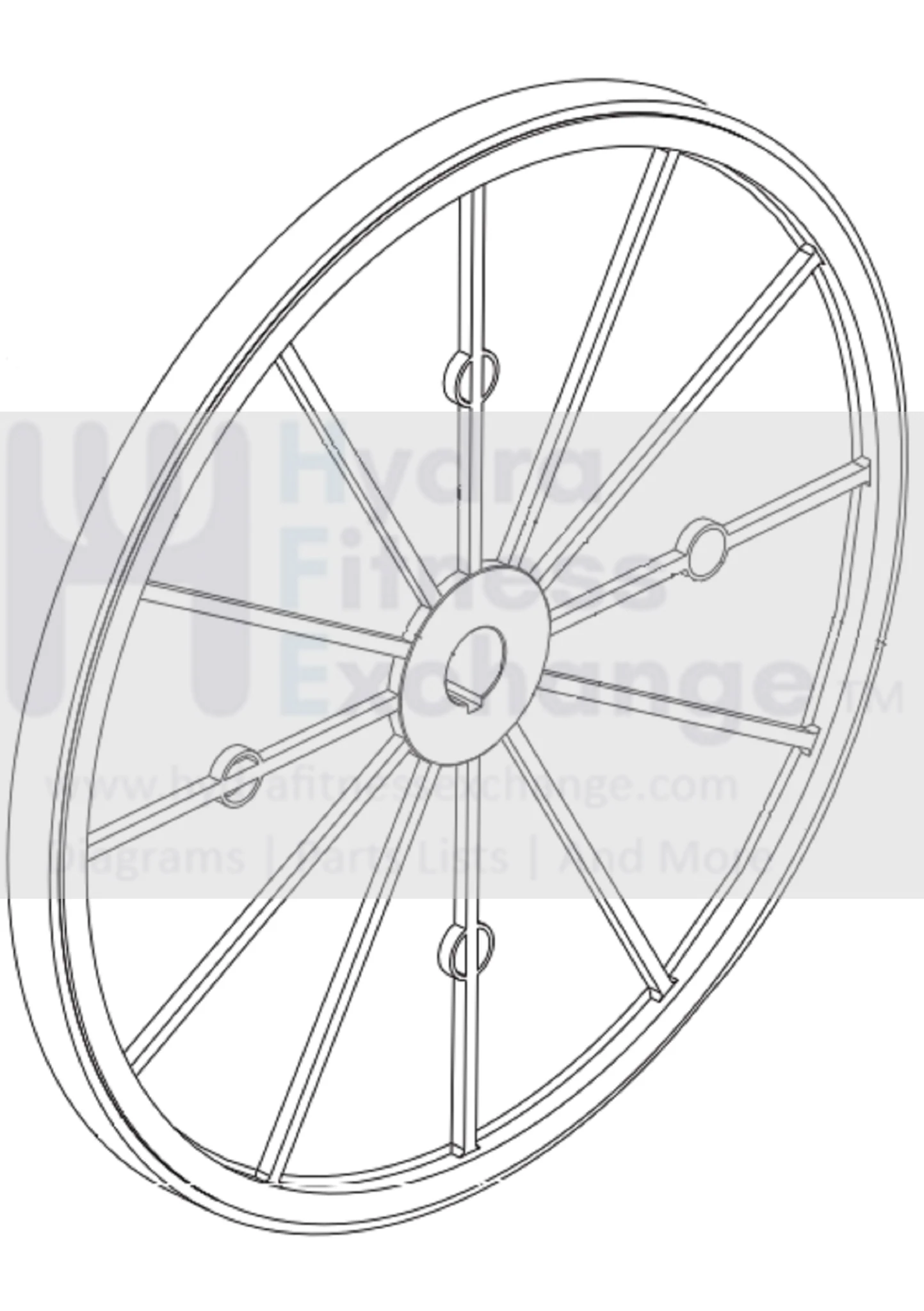 AFG Horizon Matrix Tempo Fitness Livestrong Elliptical Flywheel Pulley