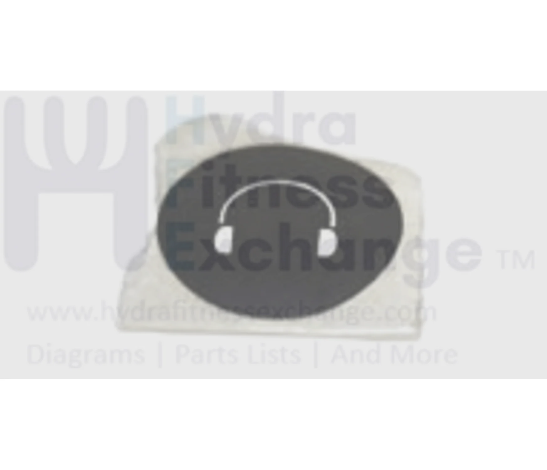 AFG Horizon Vision Fitness Elliptical Audio Out Sticker 077115