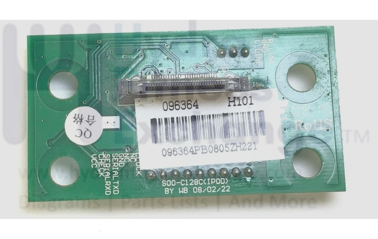 Used AFG Livestrong 4.0AT 5.0AT LS16.9T Treadmill Ipod Control Board 096364 - Image 2