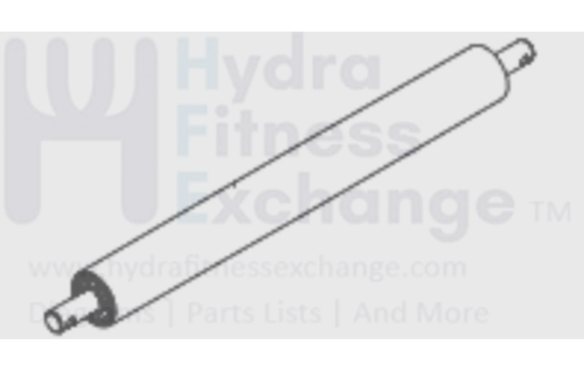 AFG Livestrong Horizon Fitness Treadmill Rear Idler Roller 1000108457 Formerly 014682-B