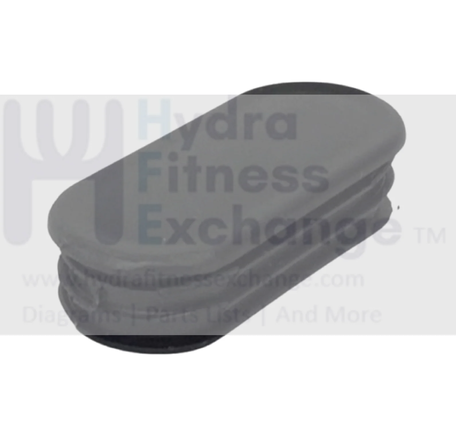 BH Fitness Bladez Stratum GS II Stationary Bike Stabilizer Oval Cap 3848471 - Image 2