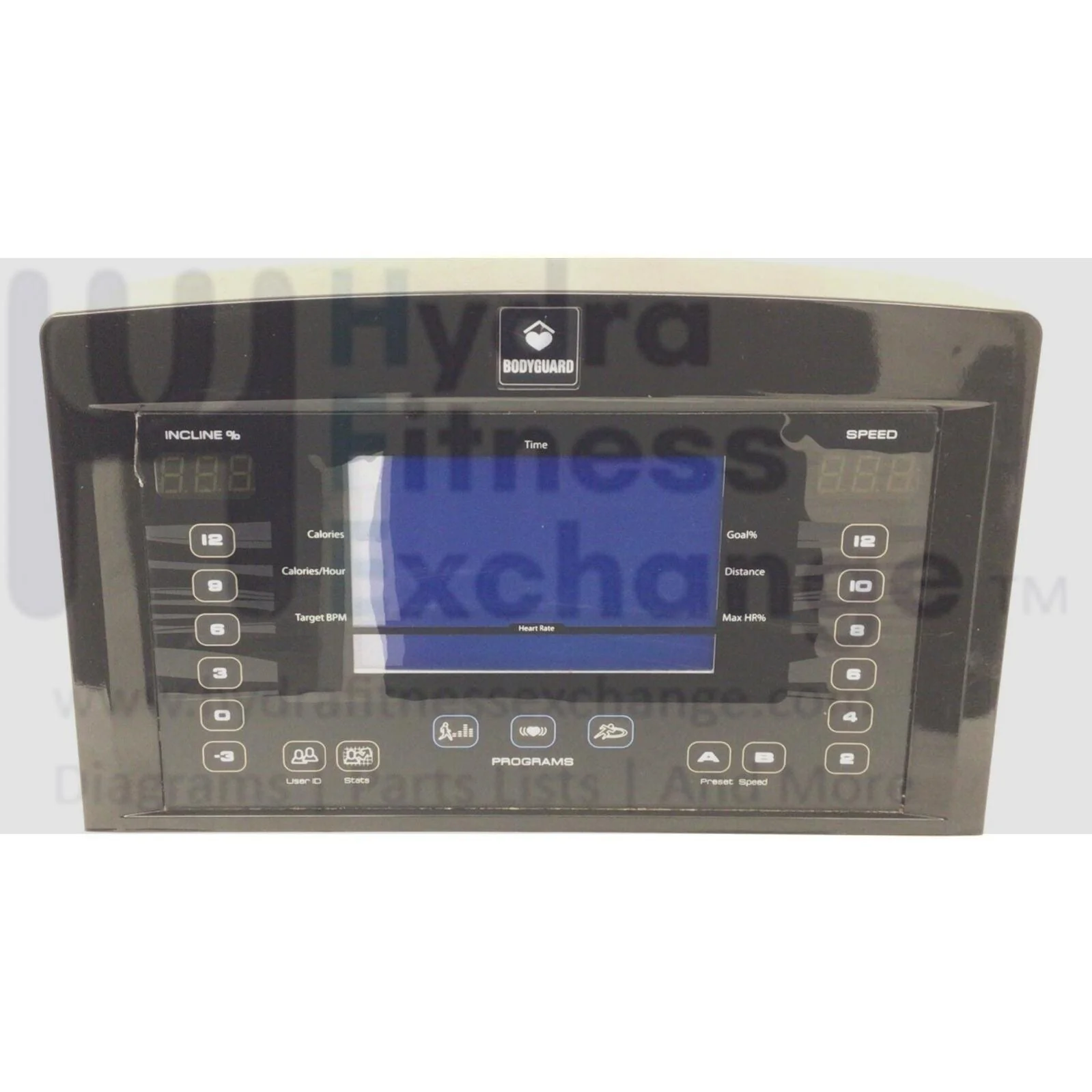 BodyGaurd T460xc Treadmill Display Console Assembly