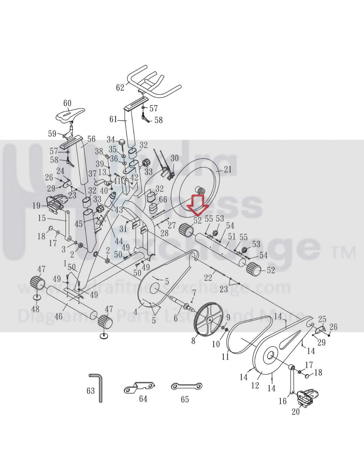 Bodysolid BFSB10 Best Fitness Stationary Bike Front Round End Cap BFSB10-53 - Image 2