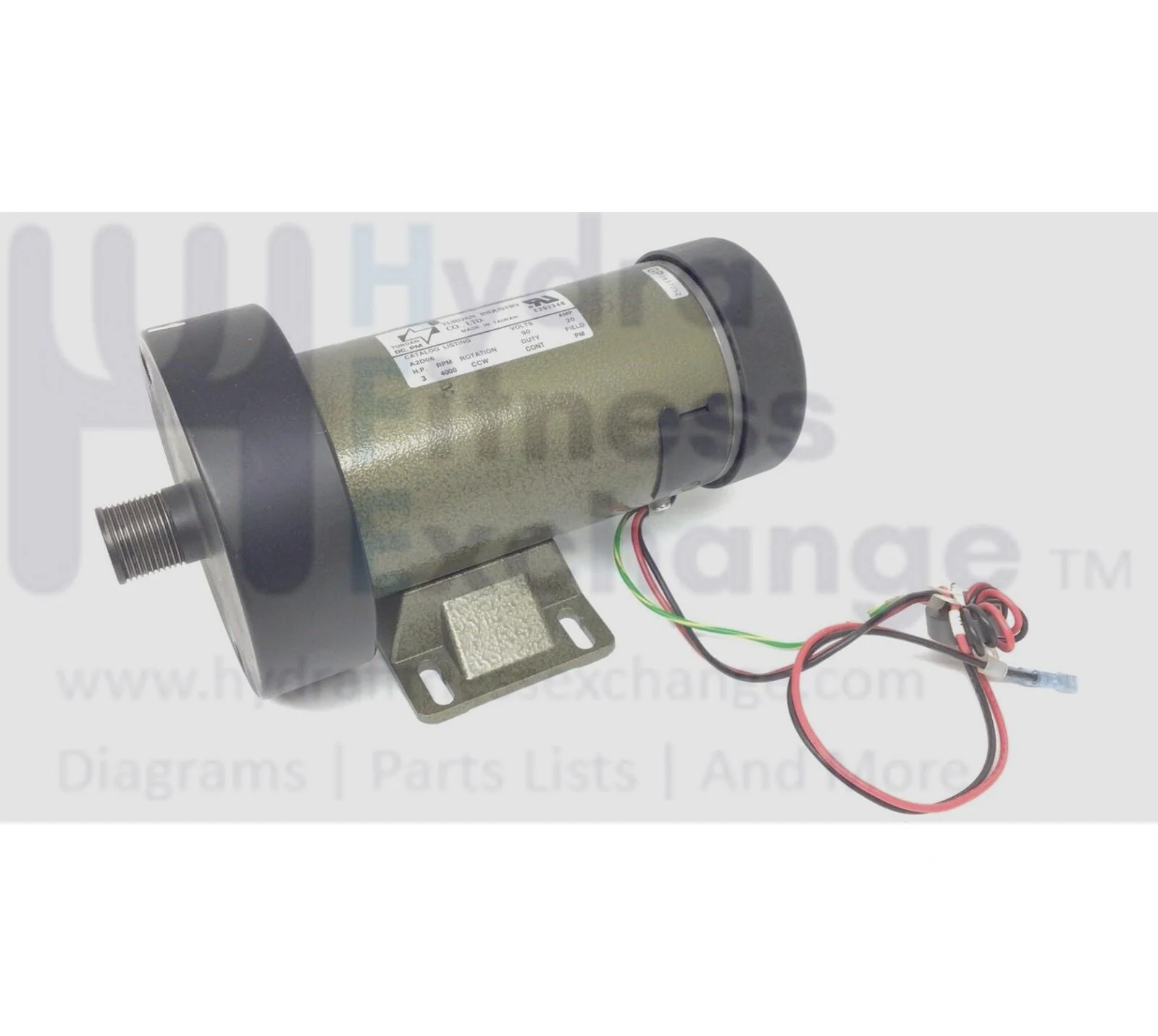 Bowflex 3940015 Treadmill Dc Drive Motor with Flywheel MFR-E202348 & 18514