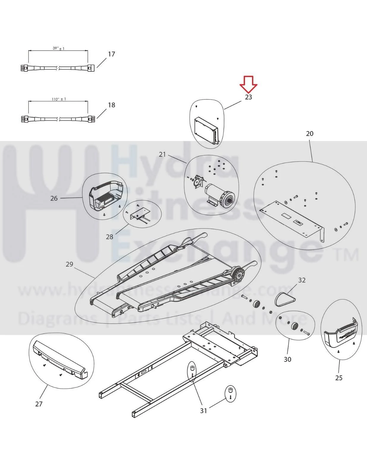 Bowflex BFX TC100 Treadmill MCB Replacement Service Kit 1000511849 - Image 2
