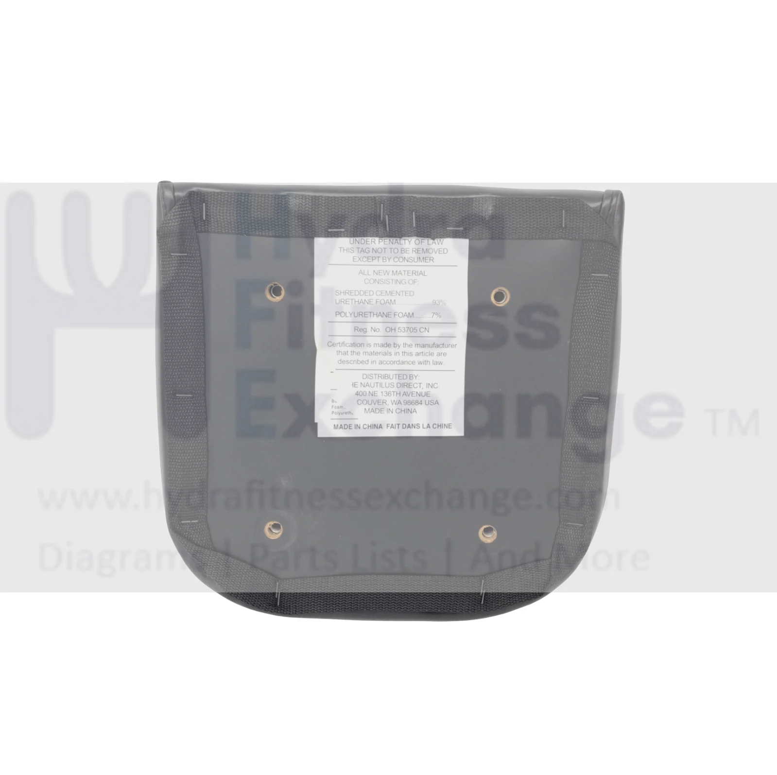 Bowflex Blaze Elite Sport 210 310 Plus Strength System Seat Pad 1000513922 - Image 2