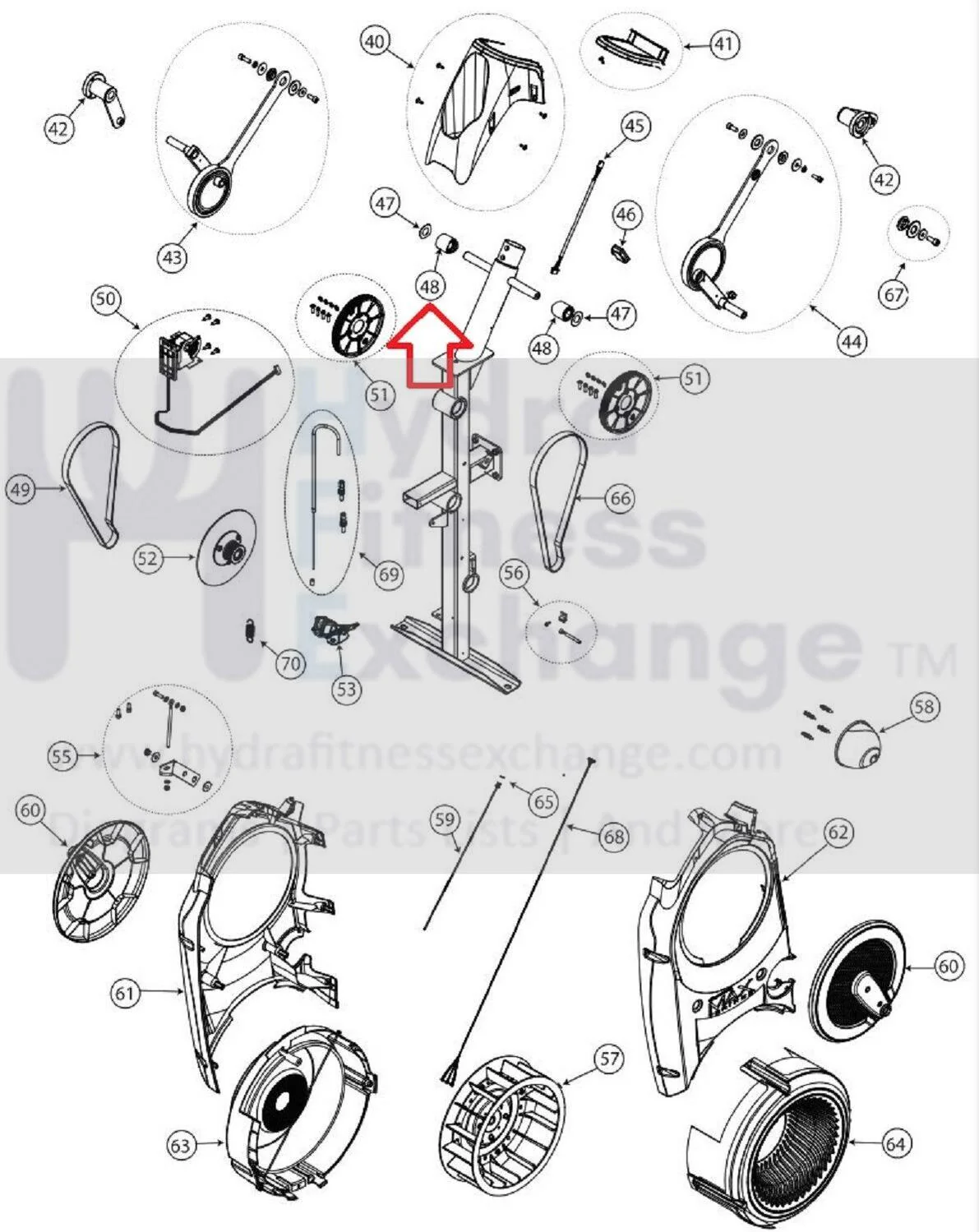 Bowflex Schwinn Elliptical Console Mast Sleeve 004-3402 - Image 2