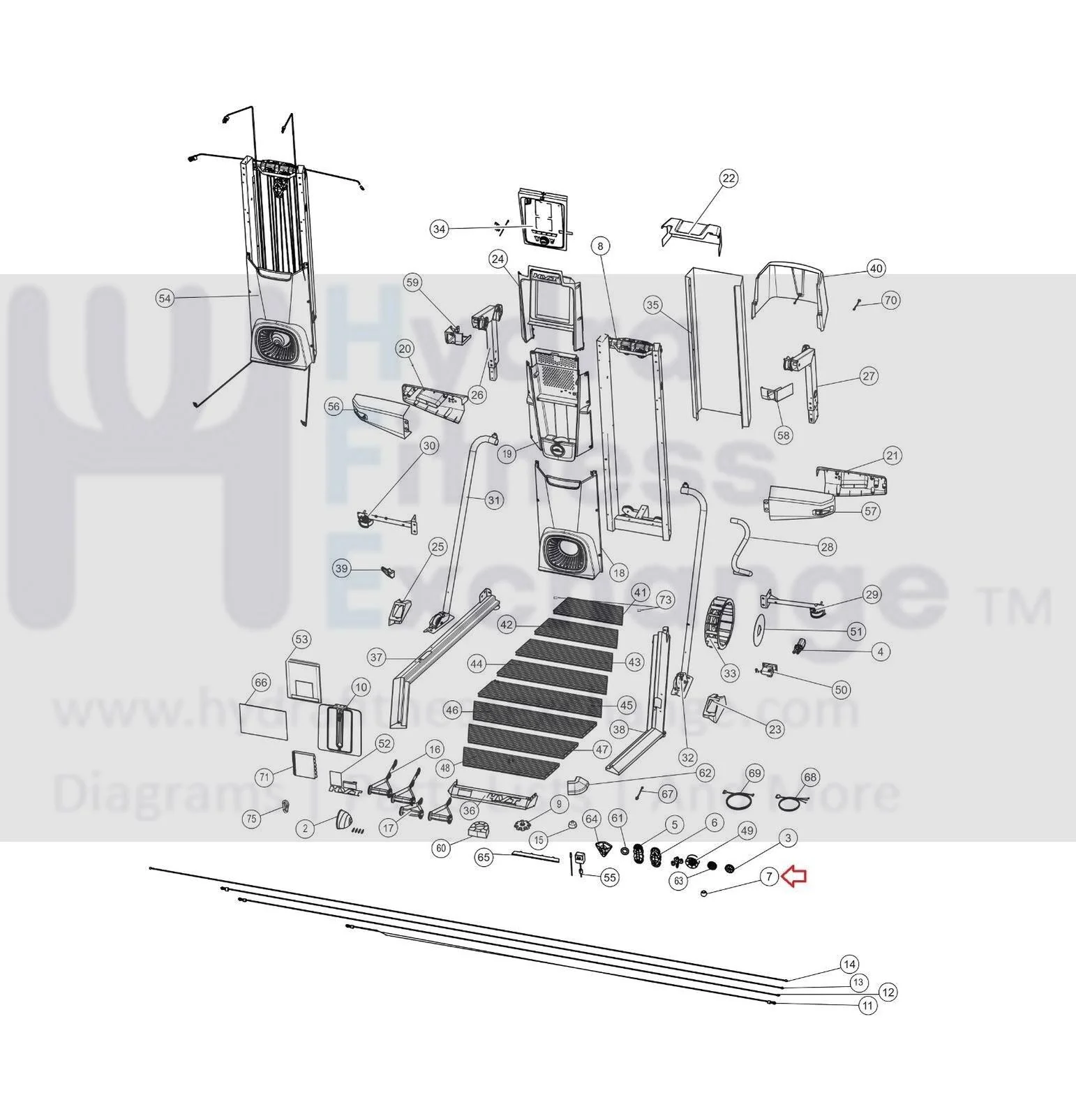 Bowflex Strength System Cable Ball Stop Assembly 1000512110 - Image 2