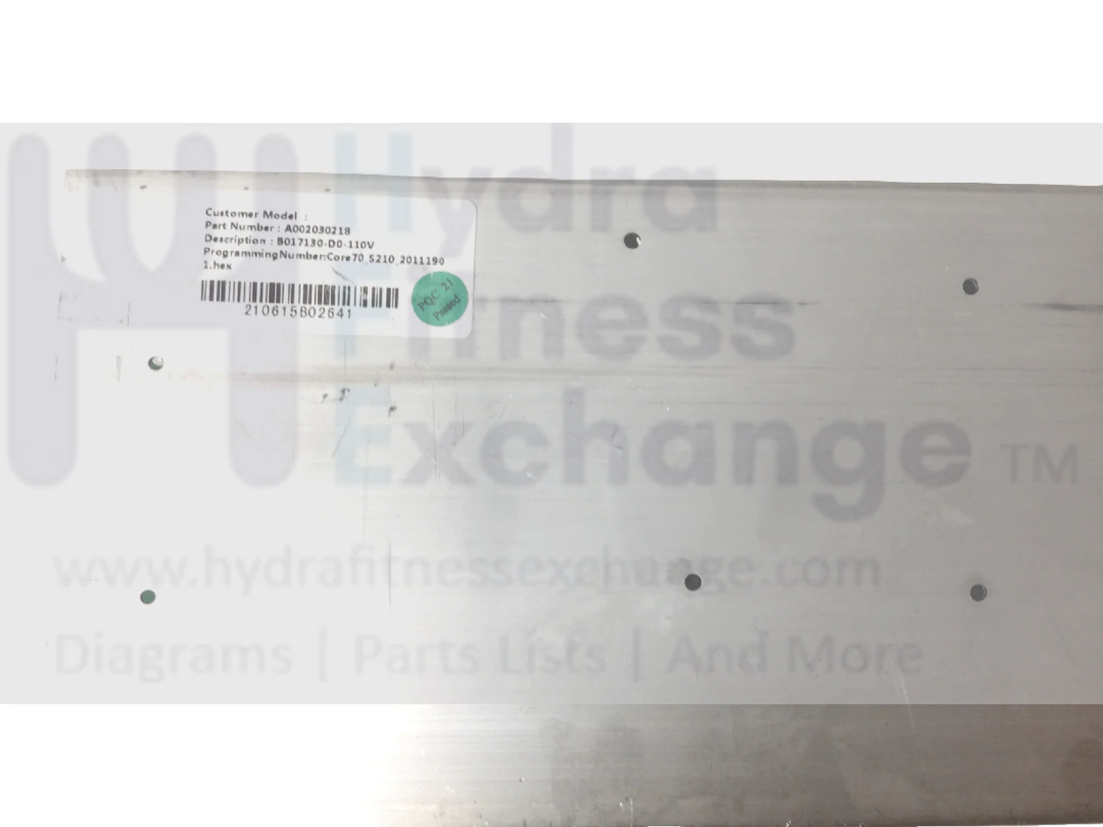 Bowflex T25i T56i Treadmill Lower Motor Control Board Controller MFR-A002030218 - Image 2