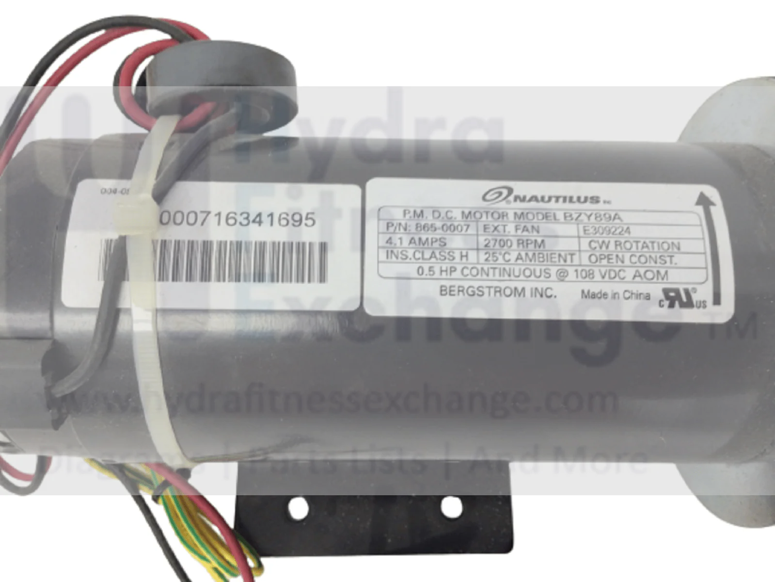 Bowflex TC10 TC100 TC20 TC200 Treadmill DC Drive Motor with Flywheel 004-6294 - Image 2