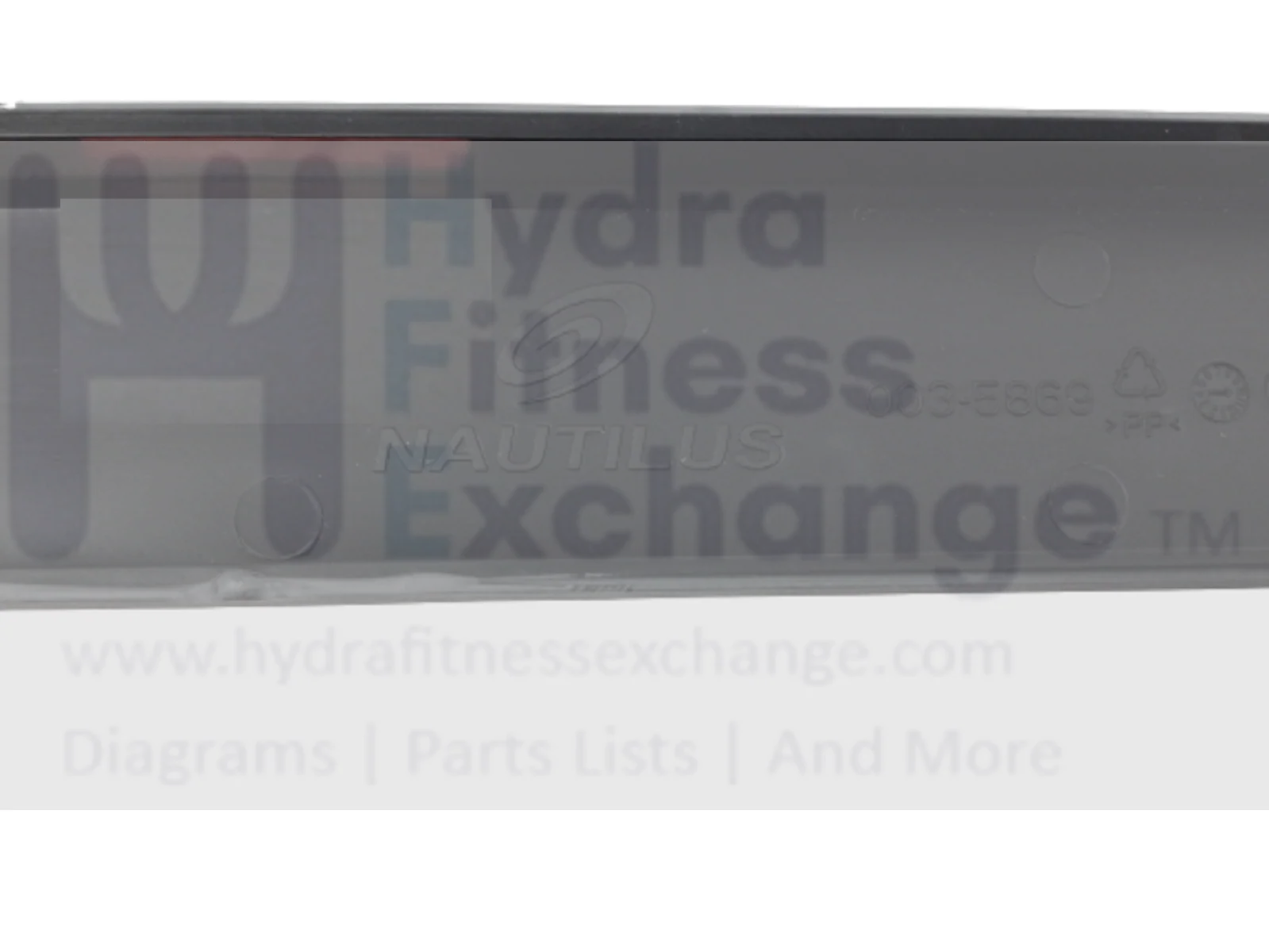 Bowflex TC100-100456 Treadmill Black Plastic Right Inside Treadle Cover 003-5869 - Image 2