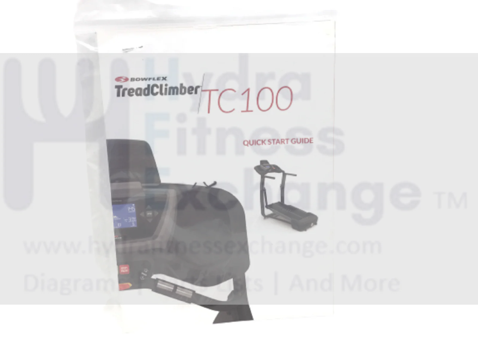 Bowflex Tc100 Treadclimber - 100456 Treadmill Quick Start Guide