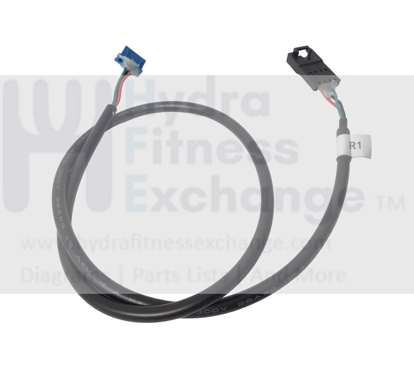 Bowflex Treadmill 3 Pin R1 Black Blue Interconnect Cable Wire Harness 1000542067 - Image 2
