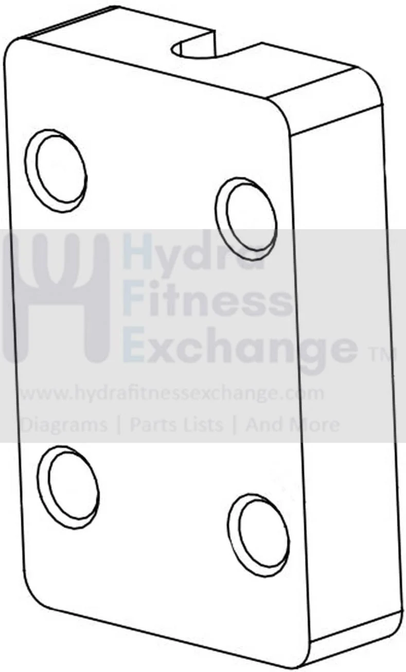 Cable Clamp Block 1000371229 Matrix Commercial Strength System