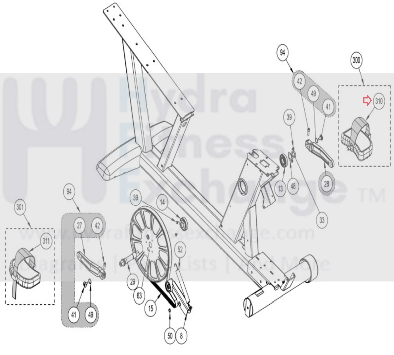 Cybex 525C 525R 625C 625R 770C 770R Recumbent Bike Left Pedal Strap KHX-23401 - Image 3