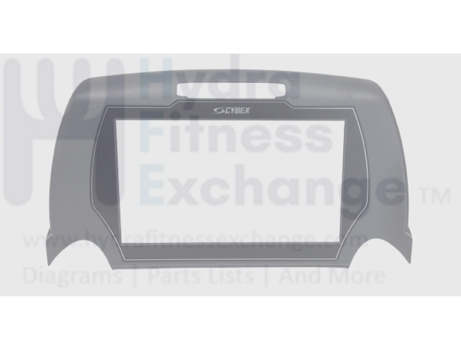 Cybex 625T - LED - 04 Treadmill Console Bezel PL-22556