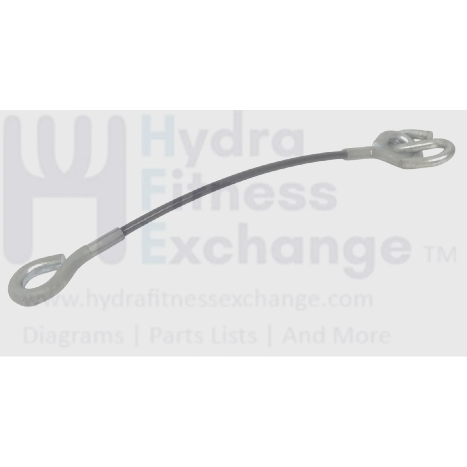 Cybex 8011 Personal Strength System Steel Cable W/Eyelets Short 5254811 - Image 2