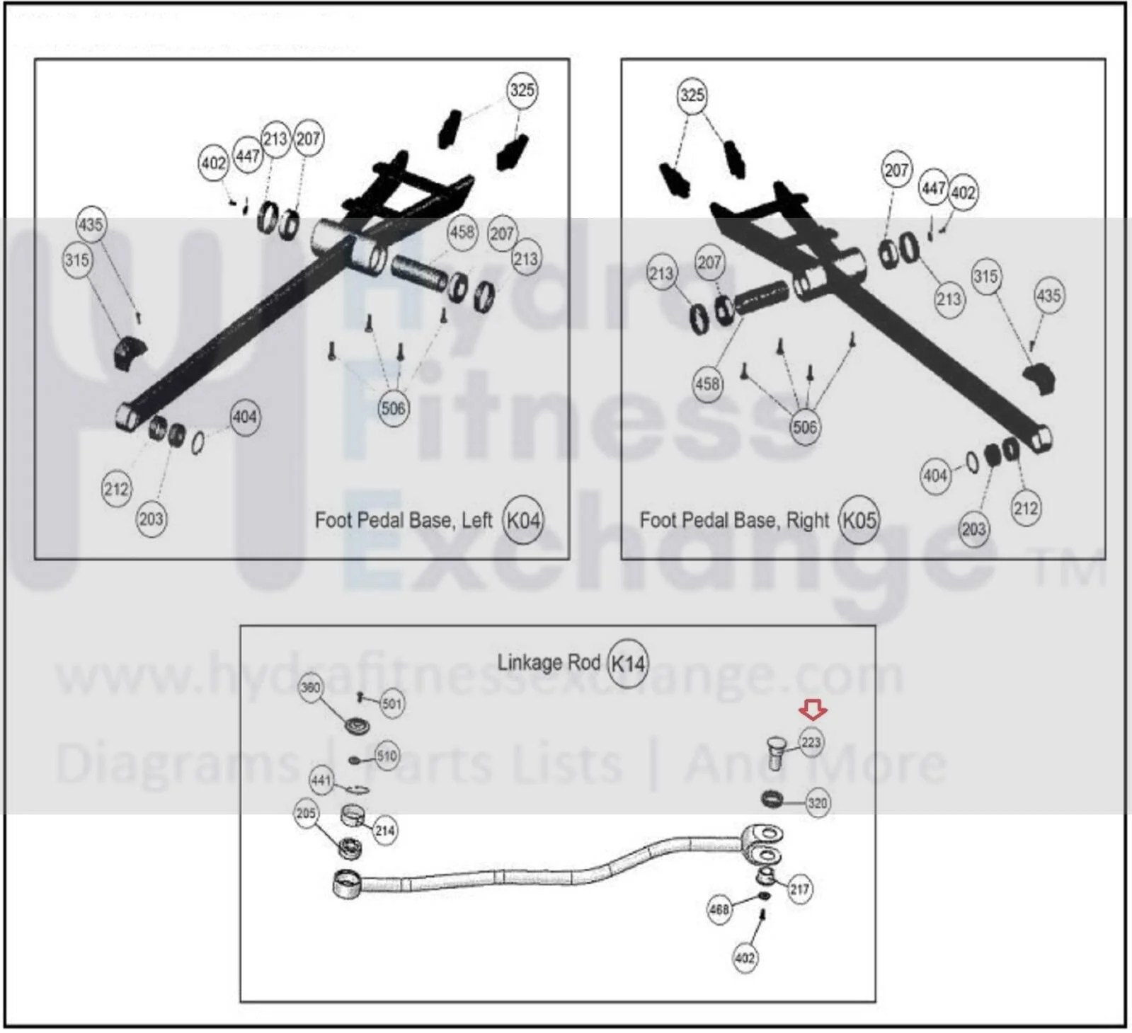Cybex Arc Trainer 360A 362A Elliptical Drive Linkage Axle KFM-20911 - Image 2