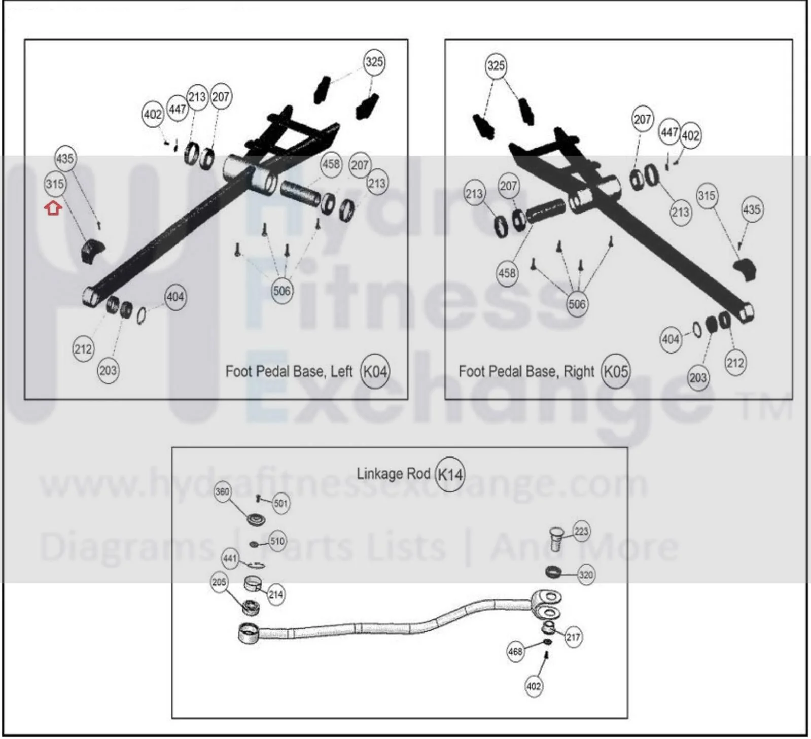 Cybex Arc Trainer 360A 362A Elliptical Front Linkage Axel Cover KPL-22005 - Image 2