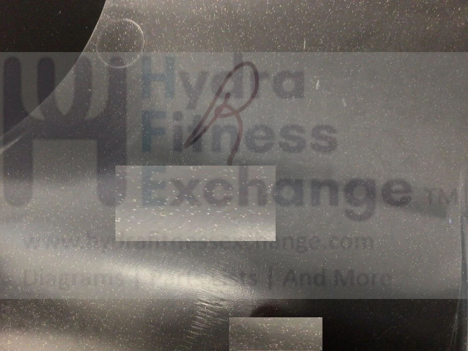 Cybex Arc Trainer 360A 362A Elliptical Right Inner Bottle Water Cover KPL-22066 - Image 3