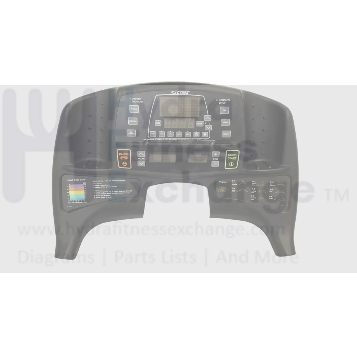 Cybex CX 445T (After SN C1003) Treadmill Display Console Panel AC-21249