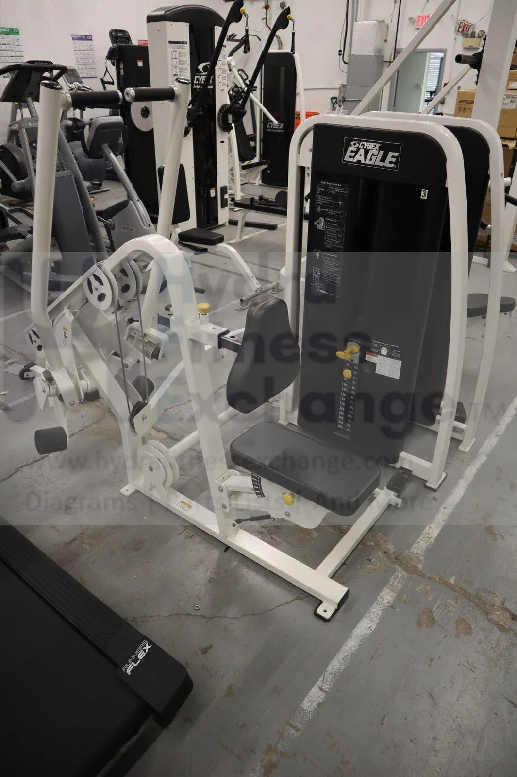 Cybex Cybex Eagle Chest Supported Incline Pull Back 1102091 Strength System