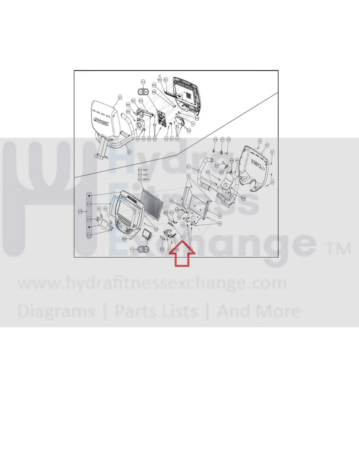 Cybex Elliptical PCA Audio Jack Handset Board 770A-347 - Image 2
