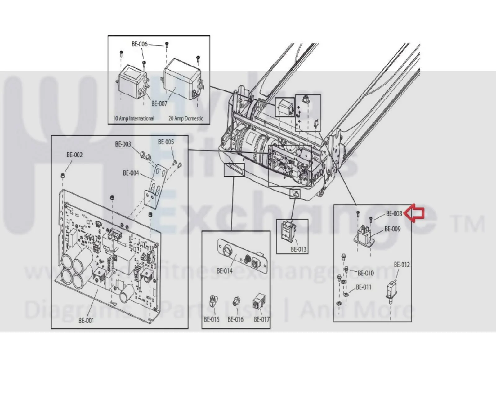 Cybex Life Fitness Treadmill Receptacle Mounting Screw 10mm 0017-00101-1969 - Image 2