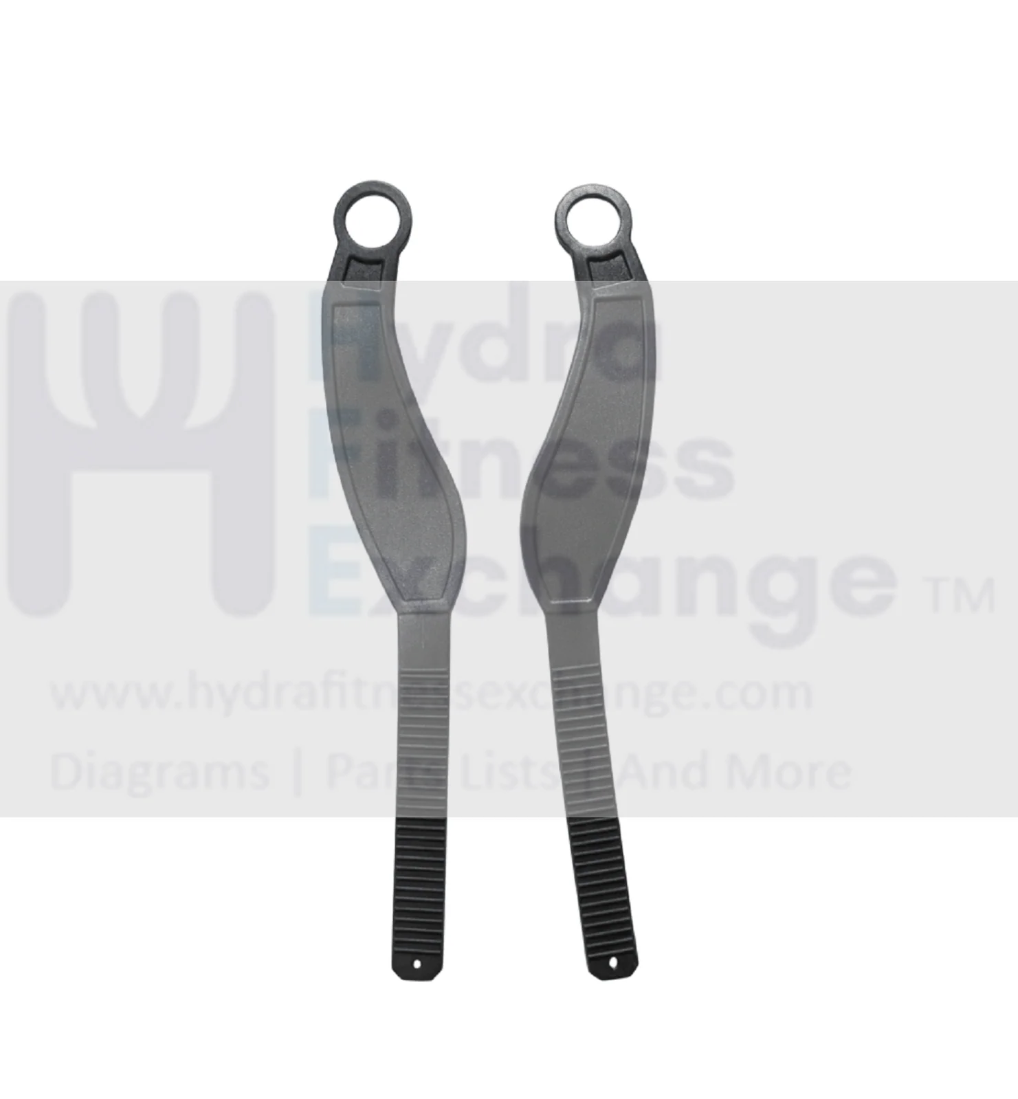 Cybex Stationary Bike L & R Pedal Strap Pair 370m L x 55m W x 25mm SW x 27mm ID - Image 2