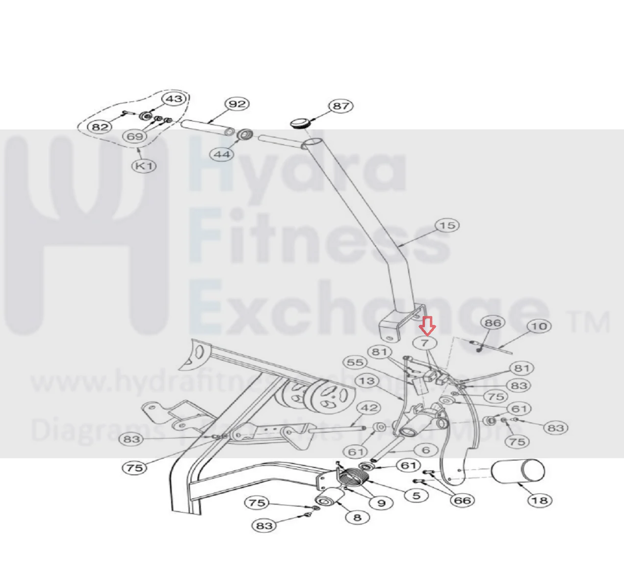 Cybex Strength System Block Stop 11000-384 - Image 3
