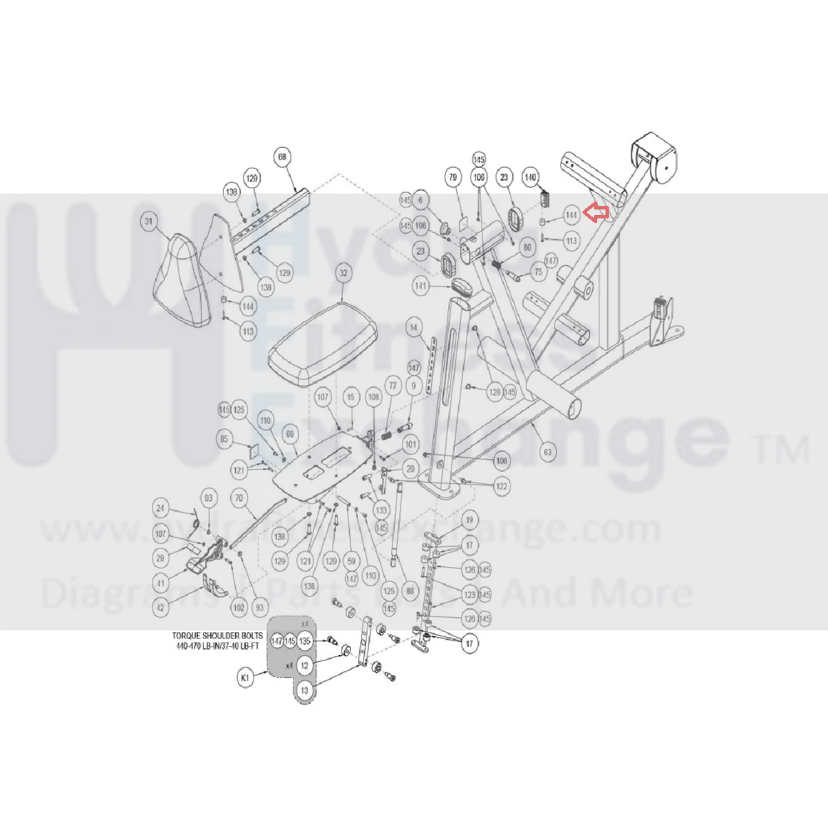 Cybex Strength System Bumper Recess PR060006 - Image 2
