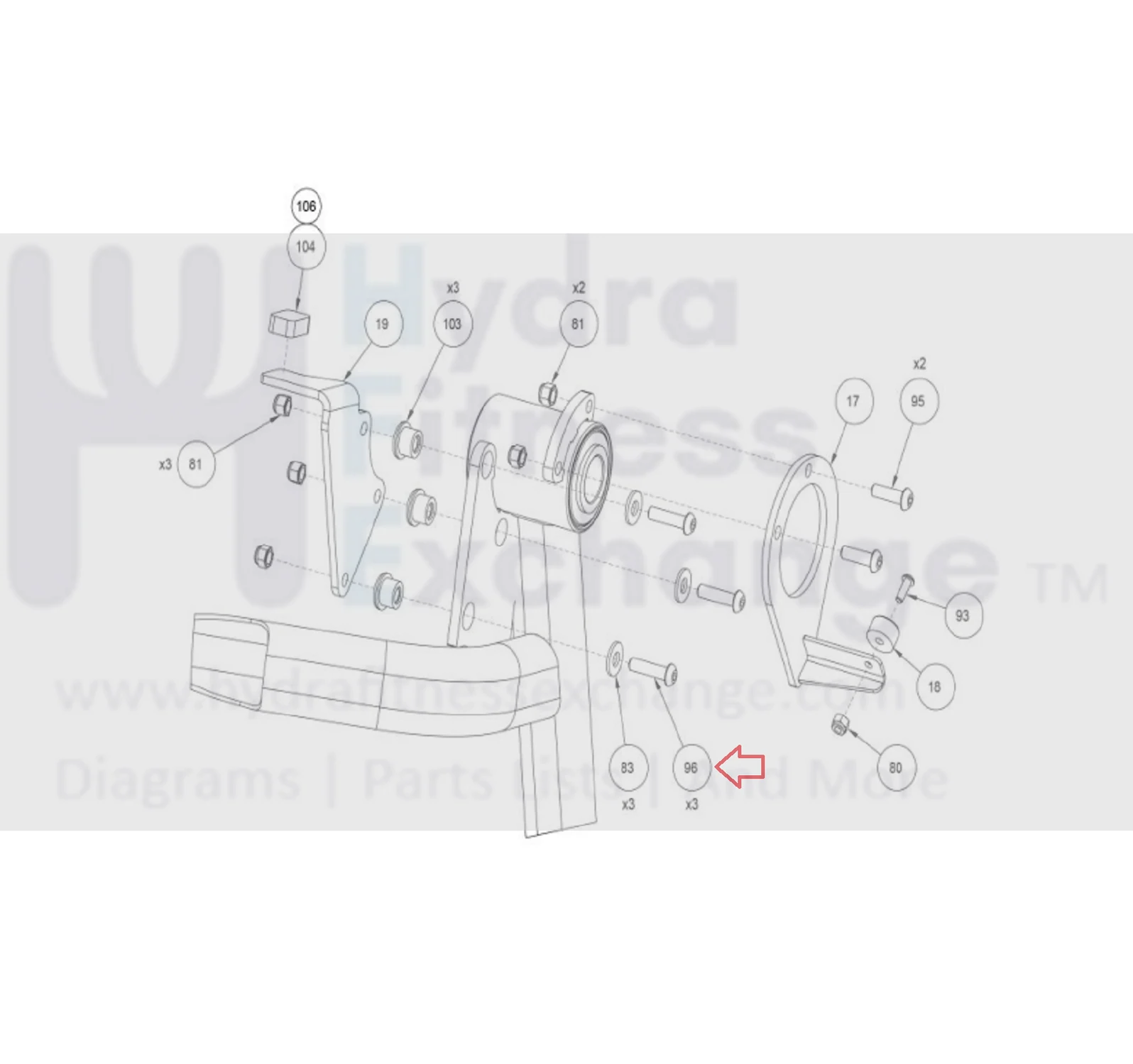 Cybex Strength System Button Head Hex Socket Screw Jc700422 - Image 2