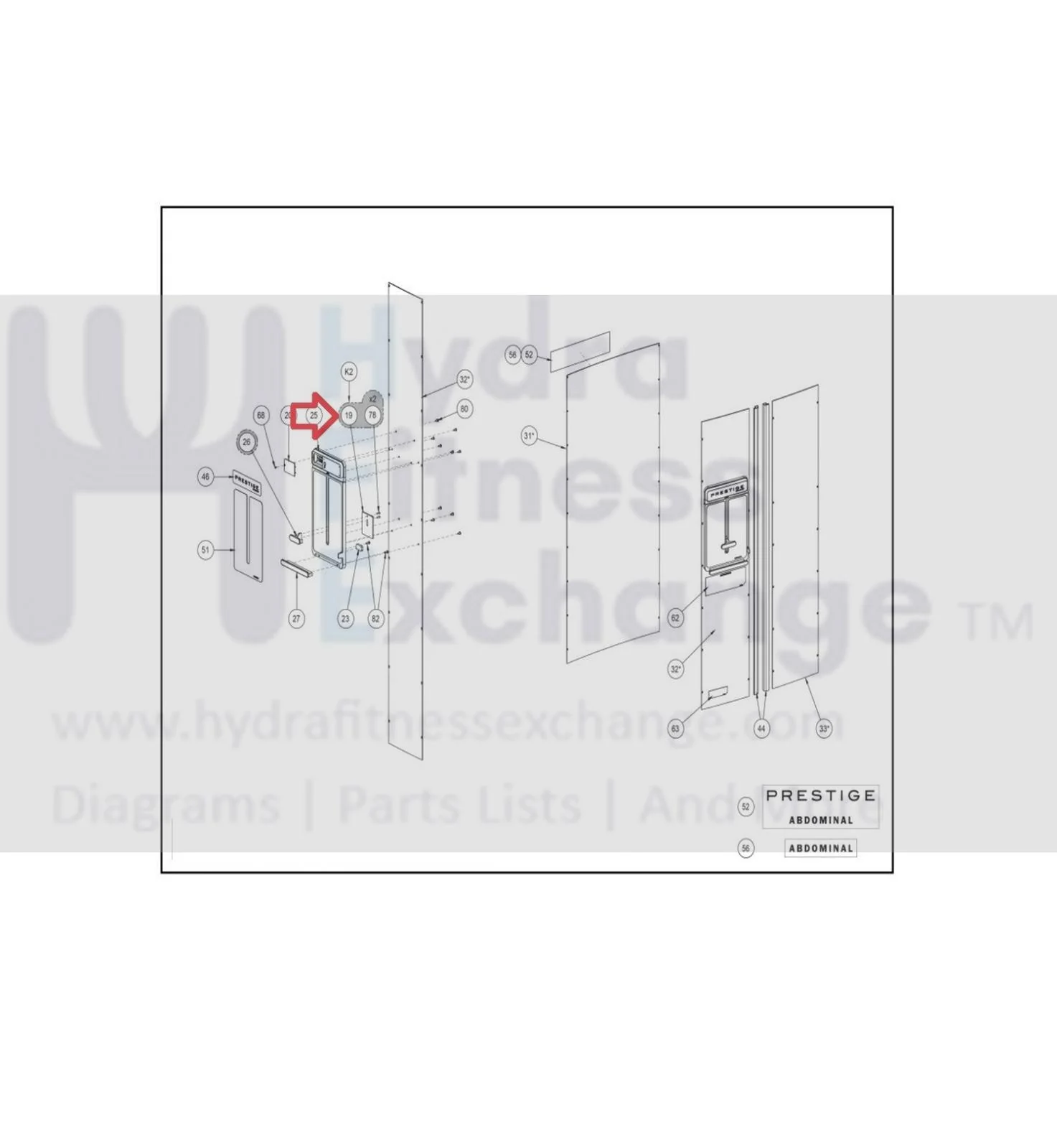 Cybex Strength System Cover Plate 20000-524 - Image 2