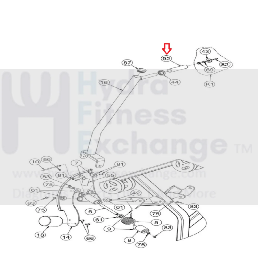 Cybex Strength System Grab Grip 4605-507 - Image 3