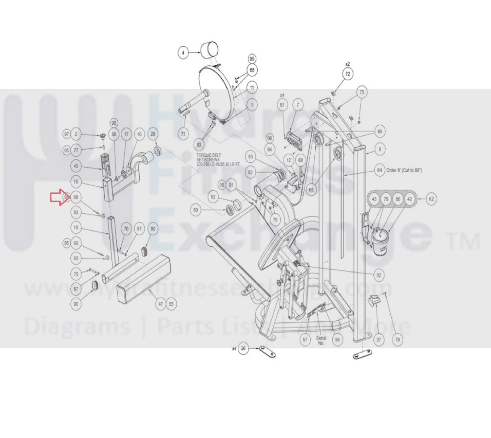 Cybex Strength System Round Head Hex Socket Screw HC622815 - Image 2